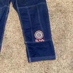 Ronin Brand Brazilian Jiu Jitsu Gi Uniform Set Navy Blue Size A1L