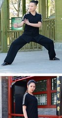 Martial arts leader’s new martial arts suit men’s spring autumn short sleeve