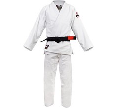 Fuji Kids Youth Childrens All Around Brazilian Jiu-Jitsu Gi Gracie BJJ White C1