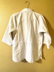 Youth Judo Gi White Cotton Uniform Set Jacket Pants Belt Size 1/150