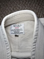 Hooks V5 Kimono Men A1L White Jiu Jitsu MMA Martial Arts Top Cotton