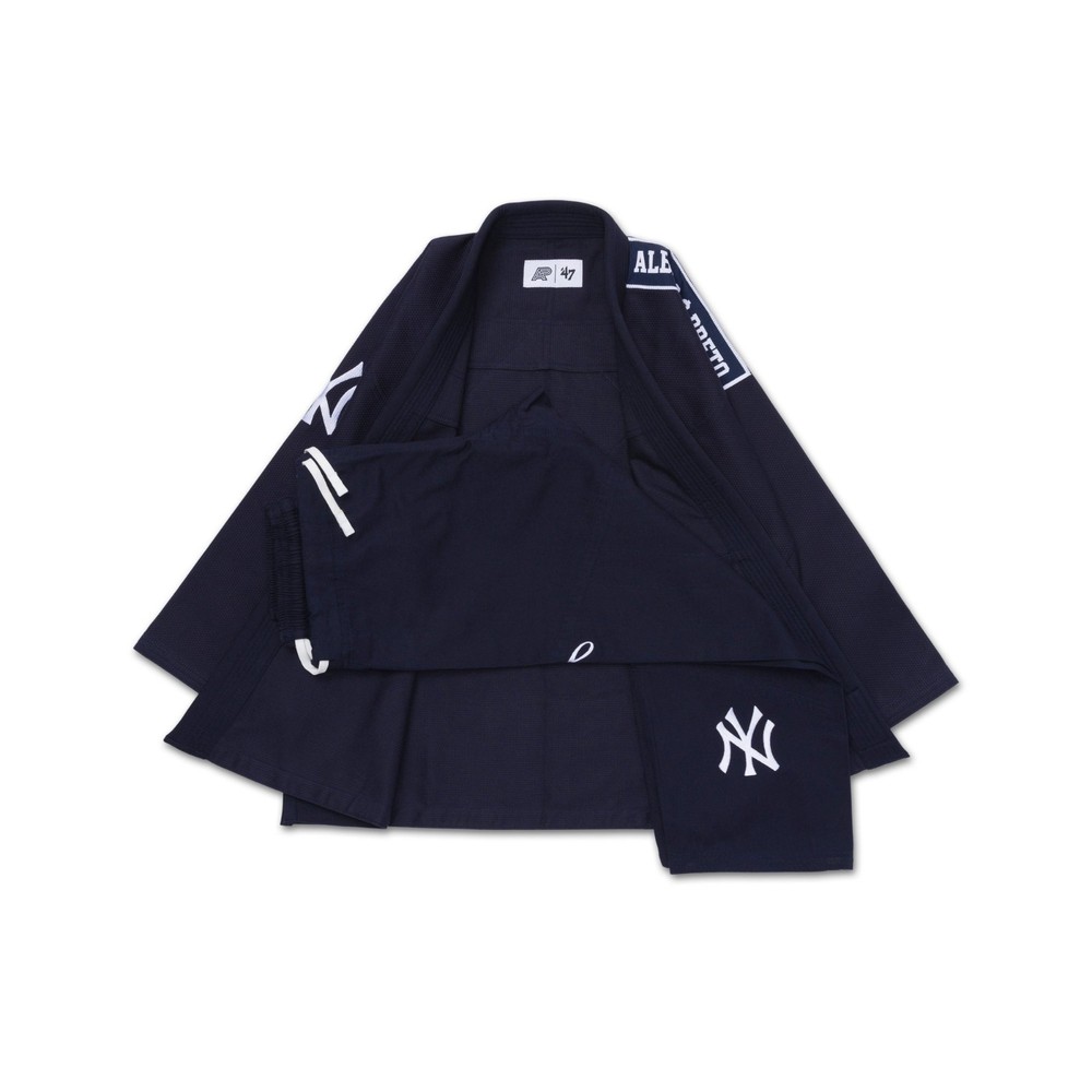 Albino & Preto A&P x YANKEES MLB 47 BJJ Gi Navy JIU JITSU BJJ Gi Kimono Uniform