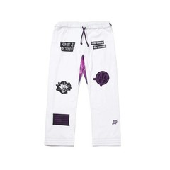Albino And Preto Batch 85 No Mercy BJJ Gi Jiu-Jitsu Kimono 450GSM in All Sizes