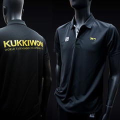 MOOTO KUKKIWON Cool Ceramics PK T-Shirts Martial Arts Polo White/Black/Navy/Red