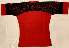 NIB! Century Martial Arts Demo Team Gi Pullover Top Red Black Adult Size Med