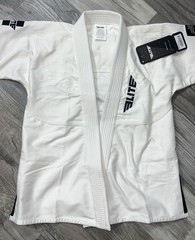 ELITE Sports BJJ Jiujitsu Gi Uniform / Size C2 / White No Bottom Pant