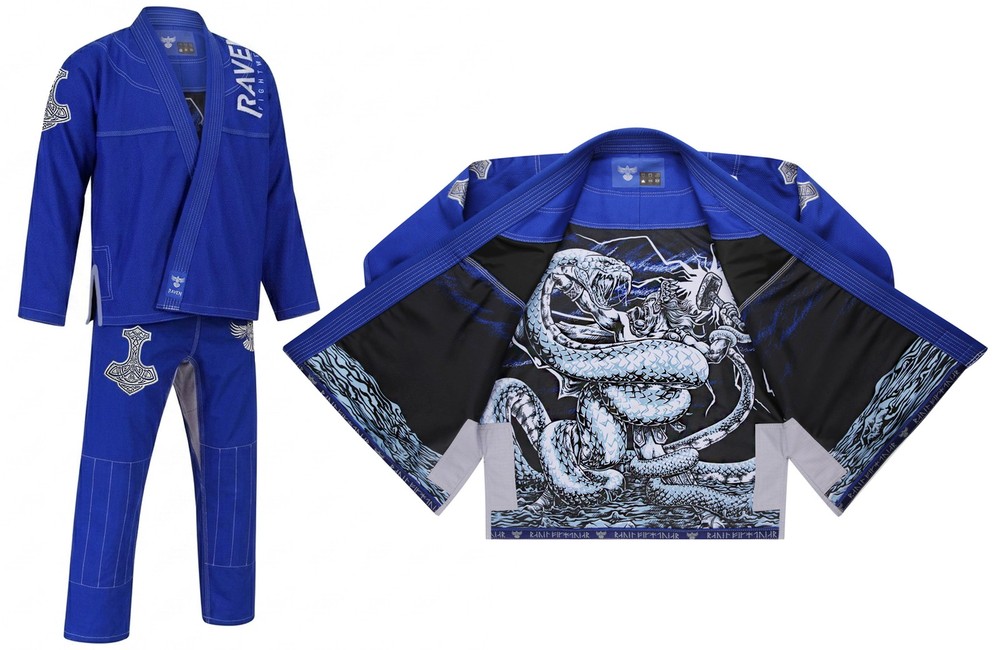 Raven Fightwear Men’s Thor Nordic Brazilian Jiu Jitsu Uniform Premium BJJ Gi Roy