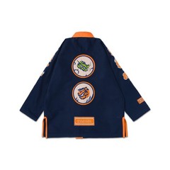 Albino and Preto Batch A&P x NESM Navy Blue BJJ Gi jiu-jitsu Kimono With Bags