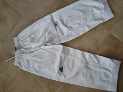 Adidas Taekwondo Uniform – WTF – Top and Bottom White 00 (130 CM )