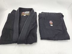 NEW Fugi Sports All Around Brazilian Jui-Jitsu Gi-black Size A1