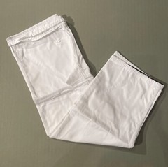 Fuji Judo Gi Pants White Double Weave Jiu Jitsu BJJ Karate Various Sizes New