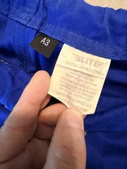 Elite Martial Arts Gi Pants A3 Blue Karate Judo BJJ Training Uniform Adult