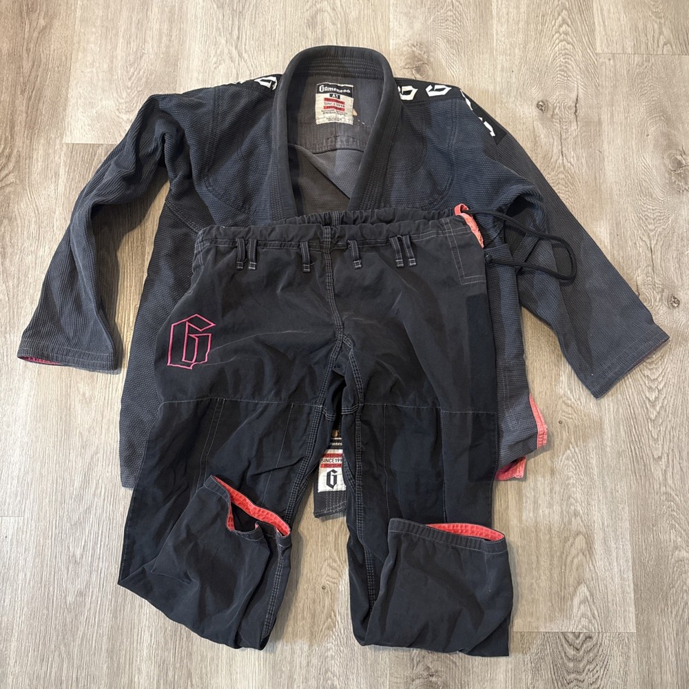 Gameness Size A1 BJJ Gi Black Sturdy
