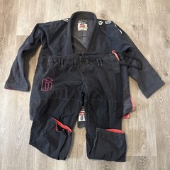 Gameness Size A1 BJJ Gi Black Sturdy