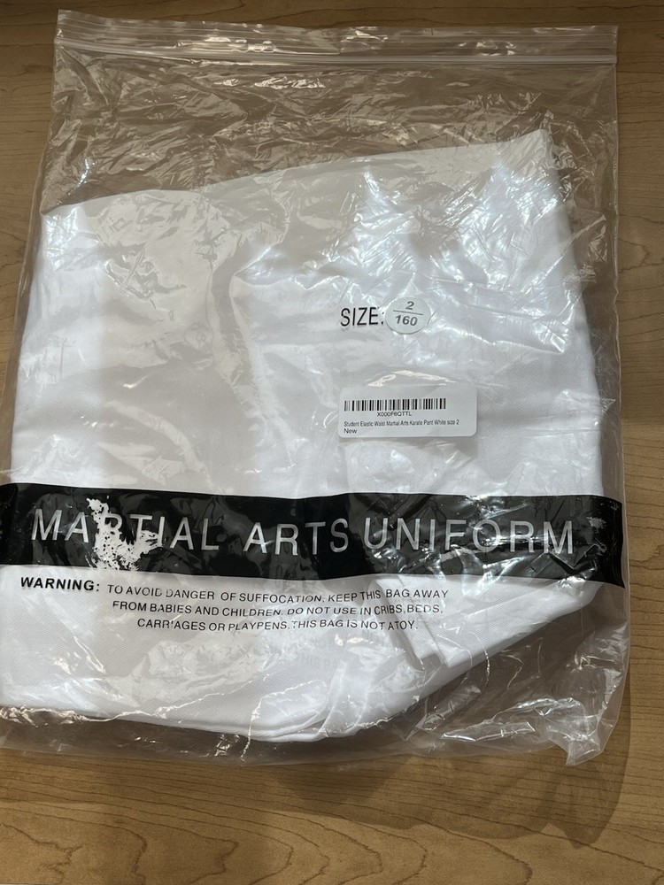 Martial Arts Uniform Pants Size 2