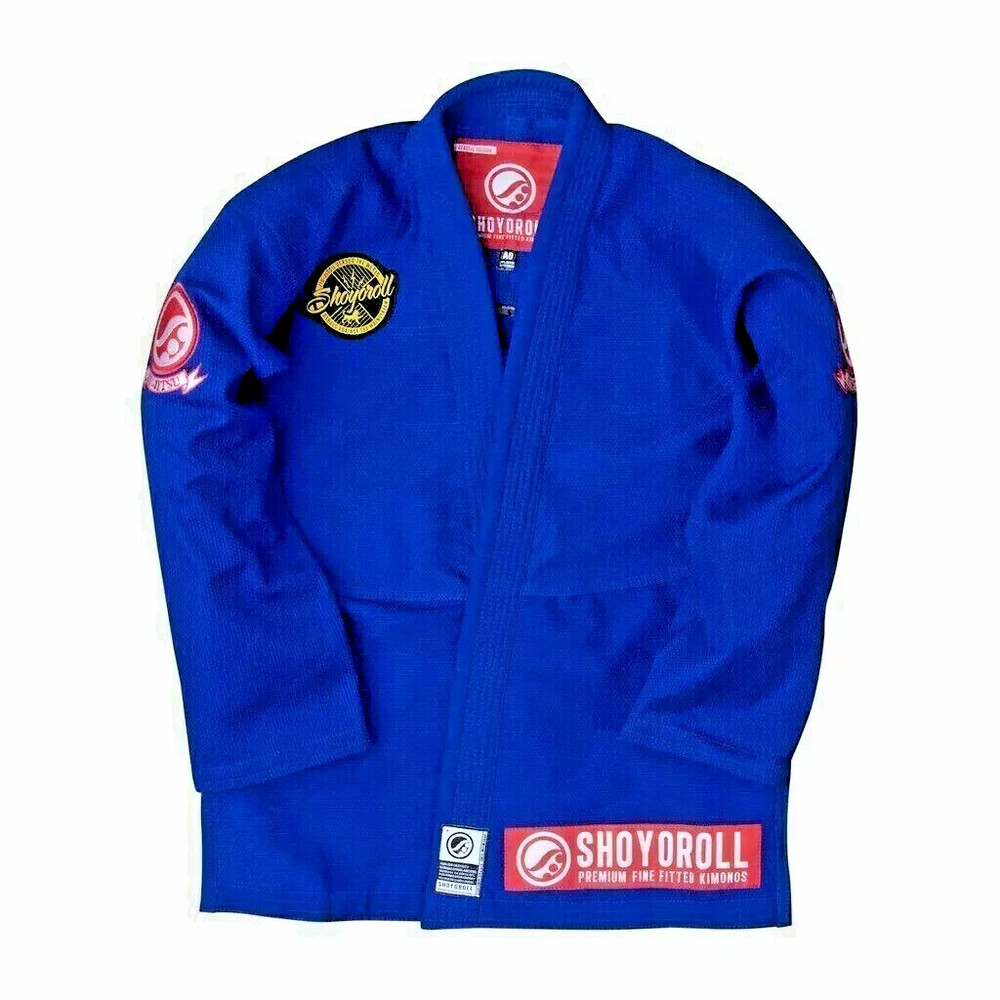 Blue Shoyoroll batch 71 Jiu Jitsu Gi Professional Competitor Retro with Bag