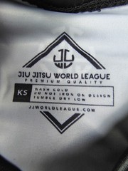 Youth Jiu Jitsu World League Gi Small Workout Shirt Red Black Gray