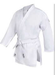 Lightweight Karate Gi Uniform Kids 000 White Martial Arts Suit With Belt
