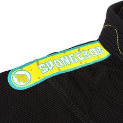 Albino and Preto x SPONGEBOB 2 ADULT GI BJJ 450 GSM BJJ Kimono Competitor