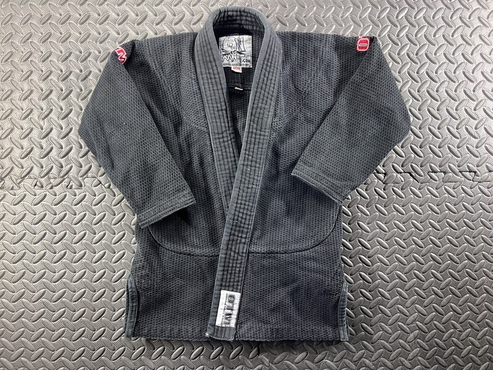 OTM Jiujitsu Gi Top Kids Black Size 000 Youth BJJ Grappling On The Mat MMA Gym