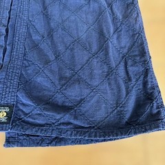 Japanese Kendo Gi Jacket Kozuchi Showa Retro Navy Sashiko Practice Wear