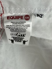 Storm Equipe GB Gracie Barra A2 BJJ Gi Uniform White Kimono Jacket Pants Set