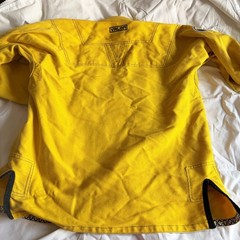 GUC Yellow Valor Premium Jiu Jitsu Kimono Gi Unform Jiu Jitsu (Size A-1)