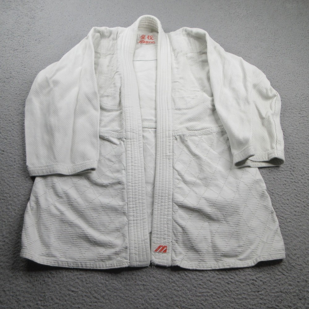 Mizuno Gi Jacket Adult Size 2 White Judo Jiu Jitsu MMA (Jacket Only)