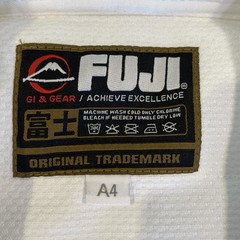 NEW FUJI Kimono Jiu Jitsu White Gi Double Weave – Size A4 – Jacket Only