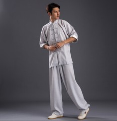 Linen Blend Kung Fu Tai Chi Clothing Martial Arts Clothes Taijiquan Wushu