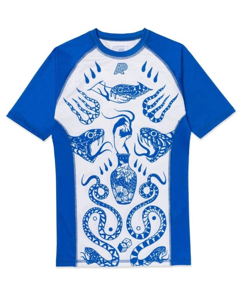 Albino & Preto Rashguard And MMA Shorts Set