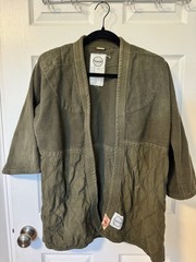 Rework Upcycled by BRUT Green Judo Gi Jacket Top Adult Unisex Size 2
