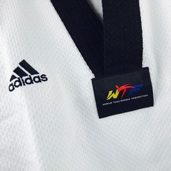 Adidas ADI 3-Stripe Grand Master 1 Taekwondo Dobok Uniform Shirt Sz 1 150CM NWT