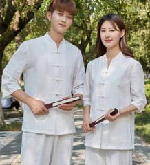 Chinese KungFu Tang fu Unisex Tai Chi Uniforms Clothing YOGA Fitness Zen Clothes