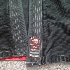 Venum Gi Jacket Only Black Challenger Series Size C2 Brazilian Jiu Jitsu Kimono