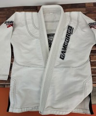 BJJ Gi with school patches