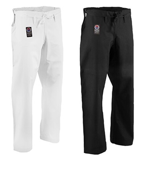14oz HeavyWeight Proforce Gladiator Karate Black or White Martial Arts Pants TKD