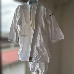 Japanese Judo Gi Uniform Tokyo Top And Bottom Set White Size 4