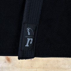 Alliance Jiu Jitsu Gi Top Mens A1L Black Pura Fibra Brazilian BJJ Kimono Medium