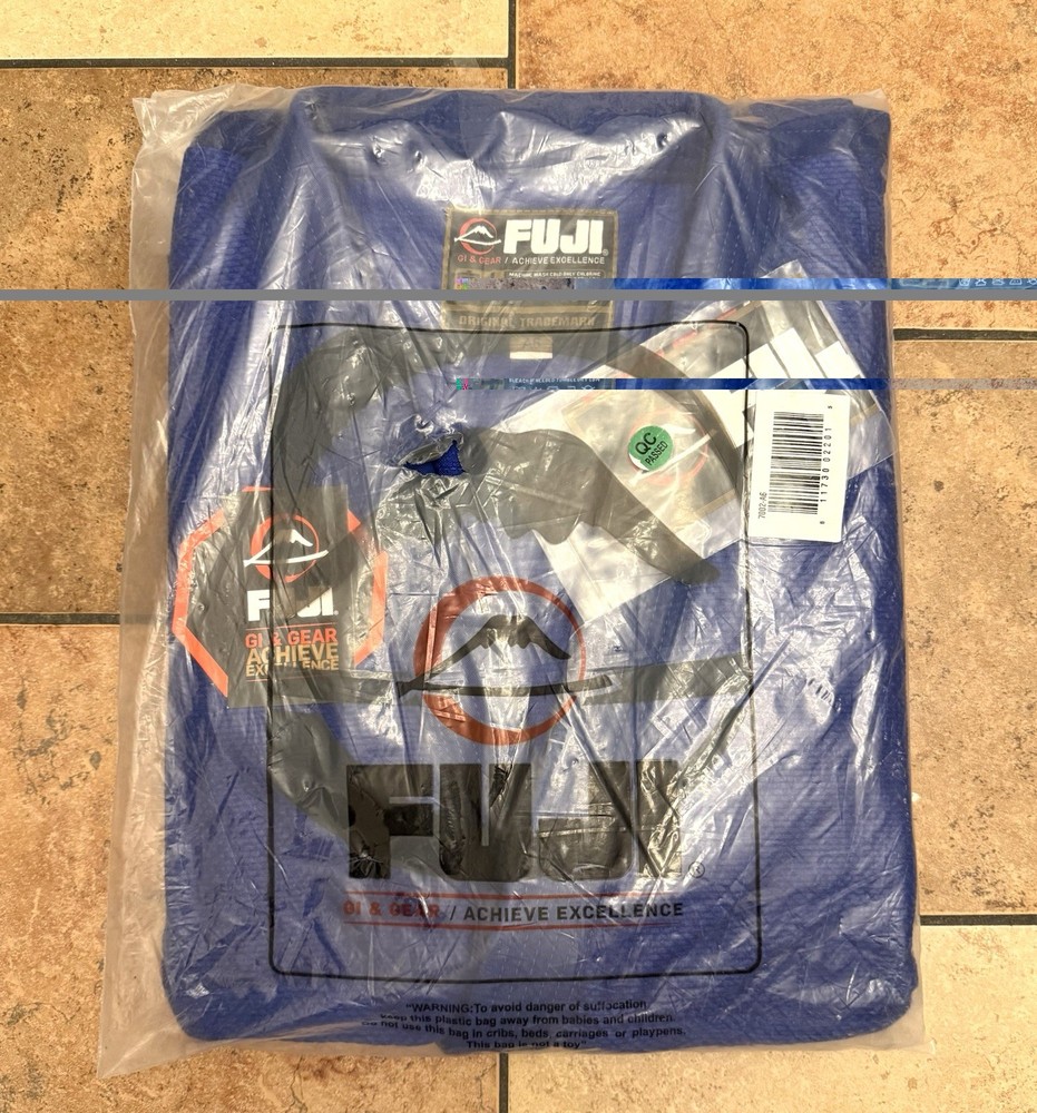 FUGI GI and Gear Kimono Martial Arts Gee Uniform Size A6 Blue BJJ MMA