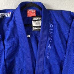 Tatami Competitor BJJ Gi Mens A2 Blue Brazilian Jiu Jitsu MMA