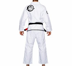 Fuji Submit Everyone Suparaito Mens Brazilian Jiu-Jitsu BJJ Gi – White w/ Black