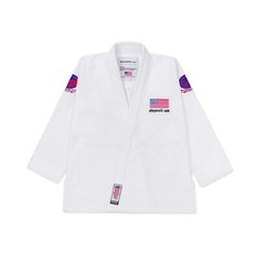 Shoyoroll USA Batch 151 24 Americana White JIU JITSU Kimono BJJ 450GSM With Bag