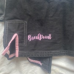 Woman’s Break Point BP Jiu-Jitsu Gi Langsang Patch On Back Size F3