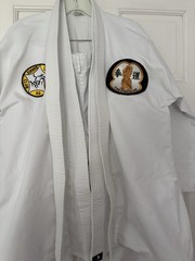 Century Martial Arts Gi Uniform Mens Small White Cotton Jacket Pants Belt & Bag