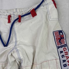 USA Grappling Academy White Gi Pants MMA Jiu Jitsu Men’s A-2 Distressed