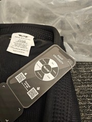 Elite Sports ET250 Size A4 Unifrom Tag Belt Black White For Martial Arts