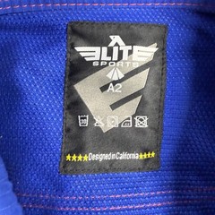 Elite Sports Brazilian Jiu Jitsu Gi Uniform A2 Blue Martial Arts BJJ Grappling