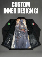 Black BJJ Gi Brazilian Jiu Jitsu Kimono MMA Grappling Uniform