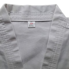 TAEKWONDO APPROVED GI WHITE UNIFORM KIDS-ADULT SIZE 3/170 WITH BELT SIZE 260cm